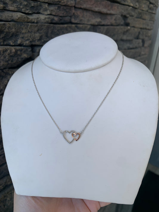 Mom & Me Necklace Dia/SS